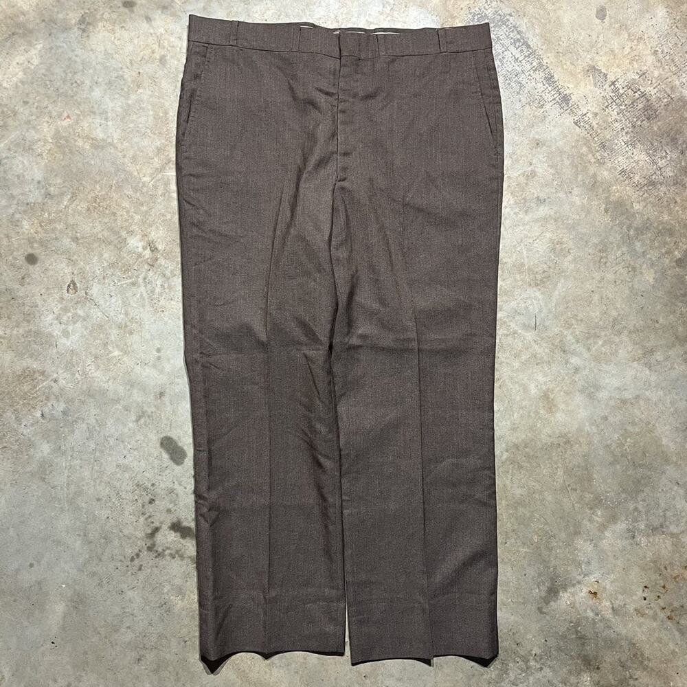 Vintage 70s Jaymar J Talon Brown Trousers Pants 36x28